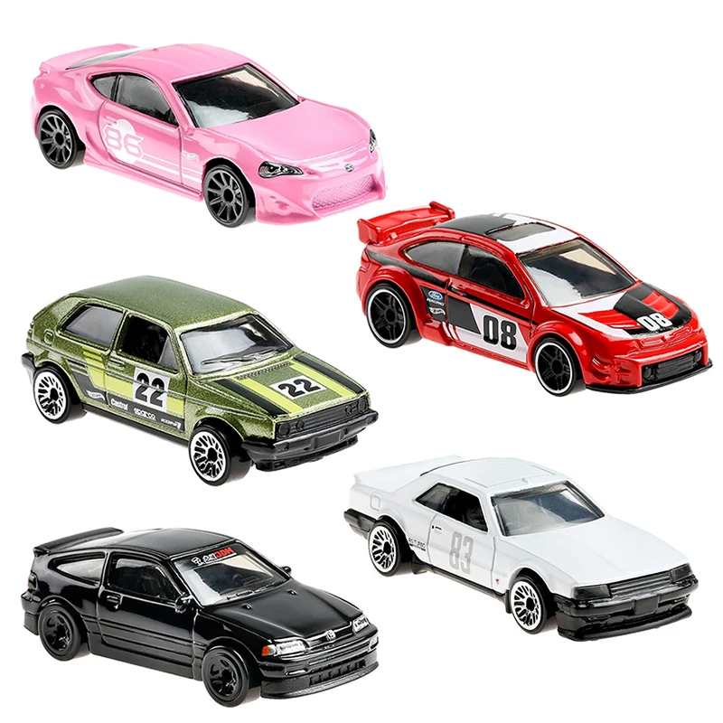 Hot Wheels Scion FR S 88 Honda CRX 08 Ford Focus Volkswagen Golf MK2 масштаб 1:64 модель автомобиля из сплава