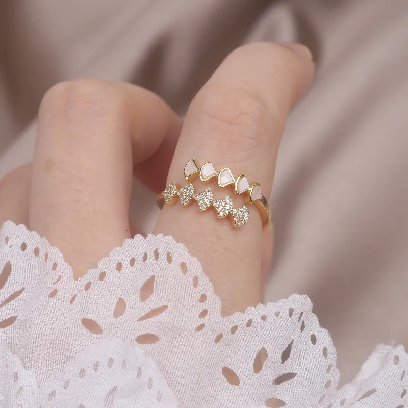 Корейский Новый дизайн модные ювелирные изделия реальное золото 14K