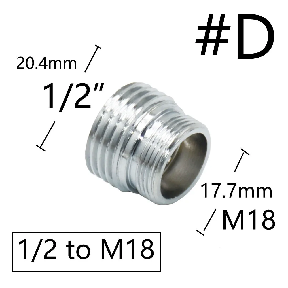 

Латунный резьбовой соединитель ZWDZJL 1/2" To M16 M18 M24 M28