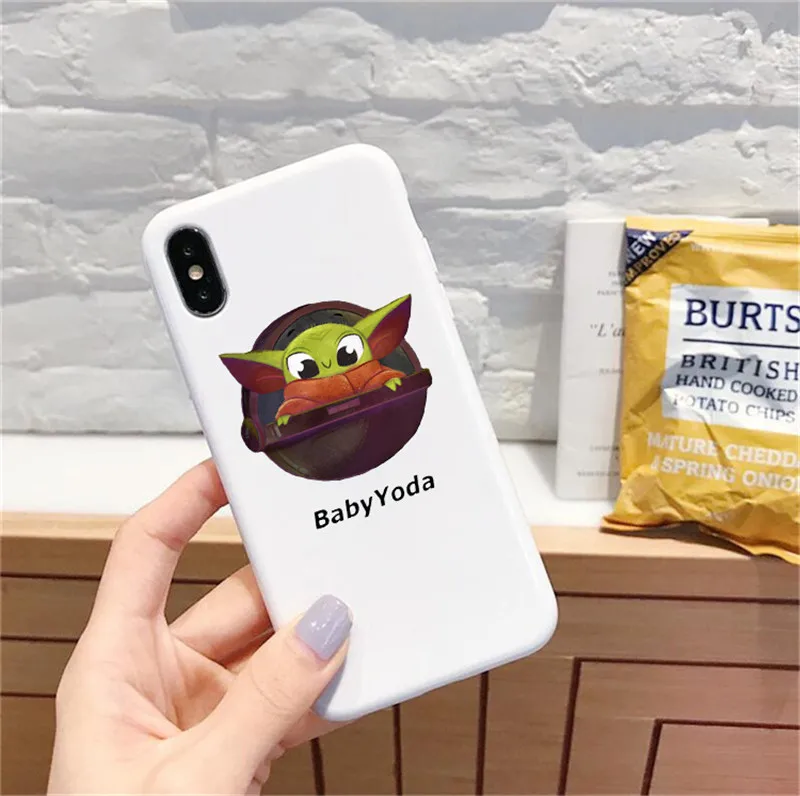 Милый ТВ мандалорский ребенок йода чехол для телефона для iPhone X 7 Plus чехол силиконовый чехол для iPhone 11 pro 6S 8 6 Plus XS Max чехол
