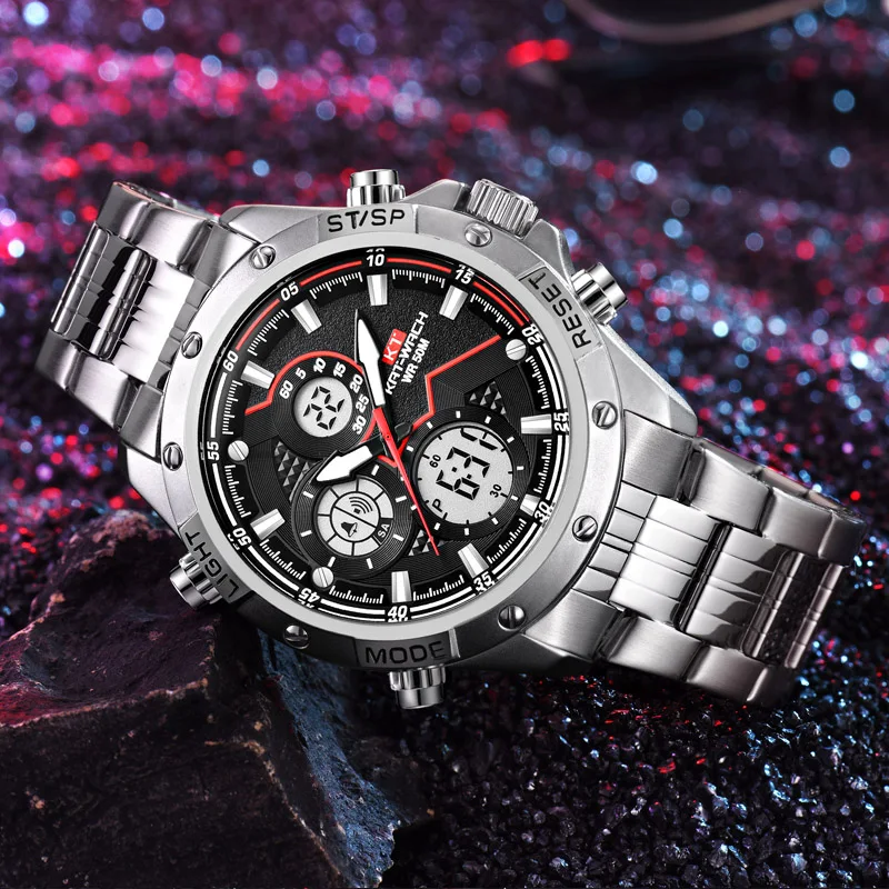 

KT1805G Stainless steel Watch Sports 2021 New Leather Watches