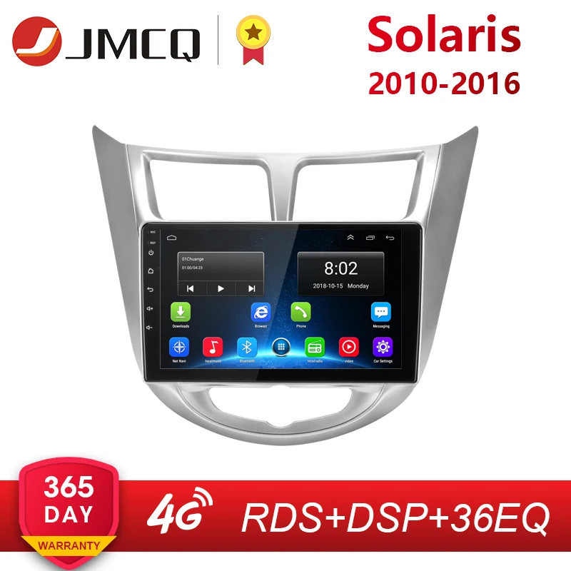 9 дюймов 2G+ 32G Android 8,1 4G Автомобильный Радио Мультимедиа Видео плеер для hyundai Solaris Verna Accent i25 2010- gps Навигация DVD