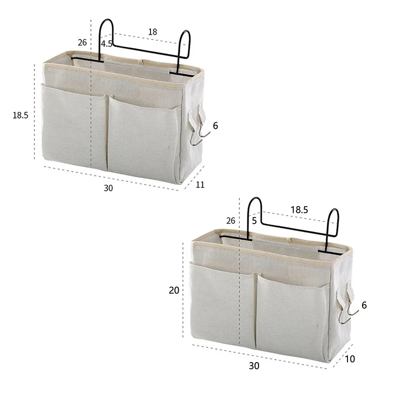 

Bedside Hanging Pocket Storage Bag Bedroom Magazine Hanging Storage Pouch Diaper Caddy Toy Holder Baby Tissue Box Home Organizer