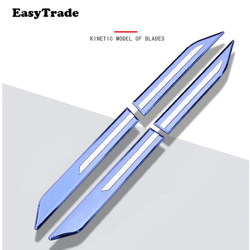 ABS Chrome 2pcs Leaf plate side mark decoration cover sticker accessories 3D Stickers For BMW 640i 640d 2018 2019 accessrioes | Аксессуары