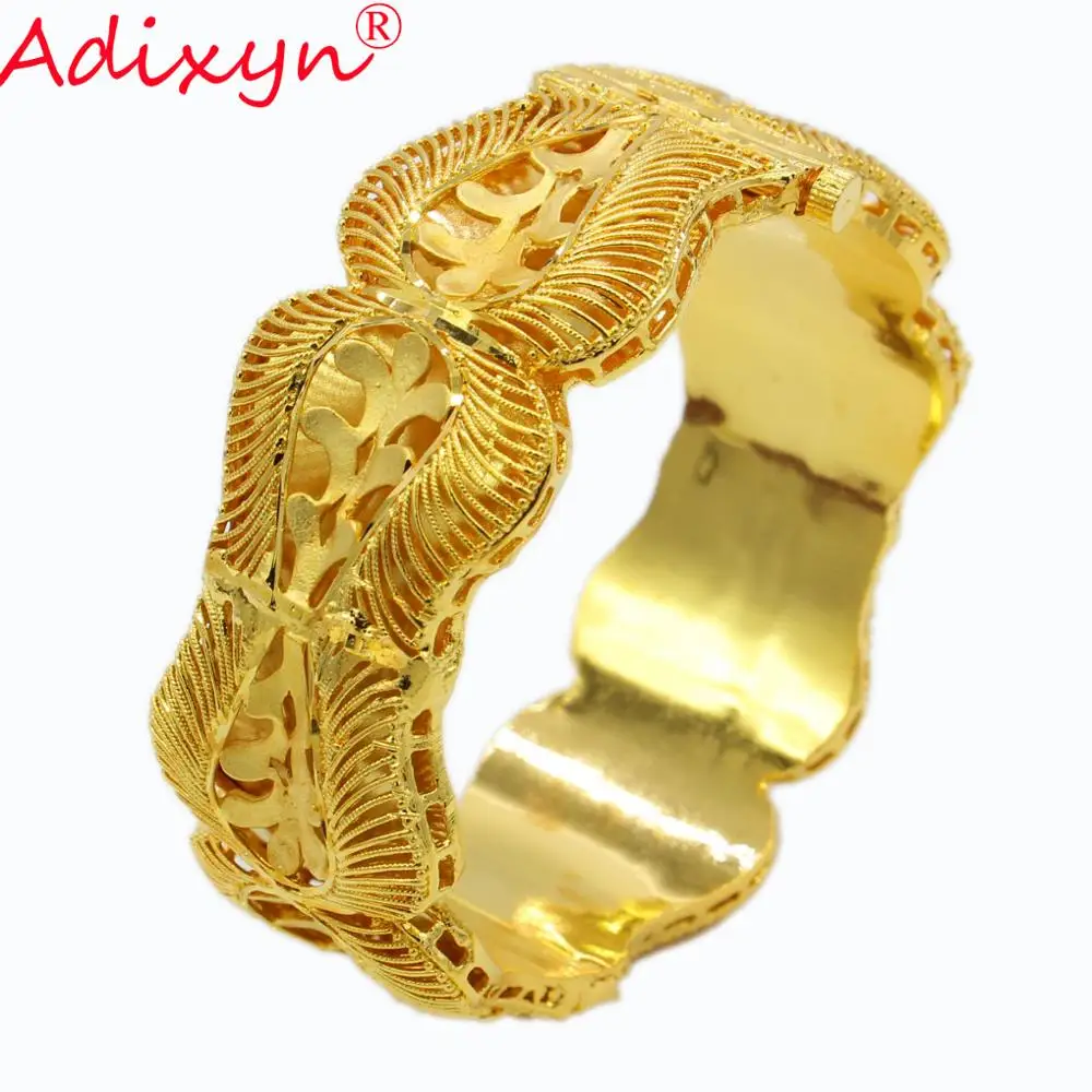 Adixyn (Can Open)24K золотые браслеты ювелирные изделия &quotДубай&quot африканские для