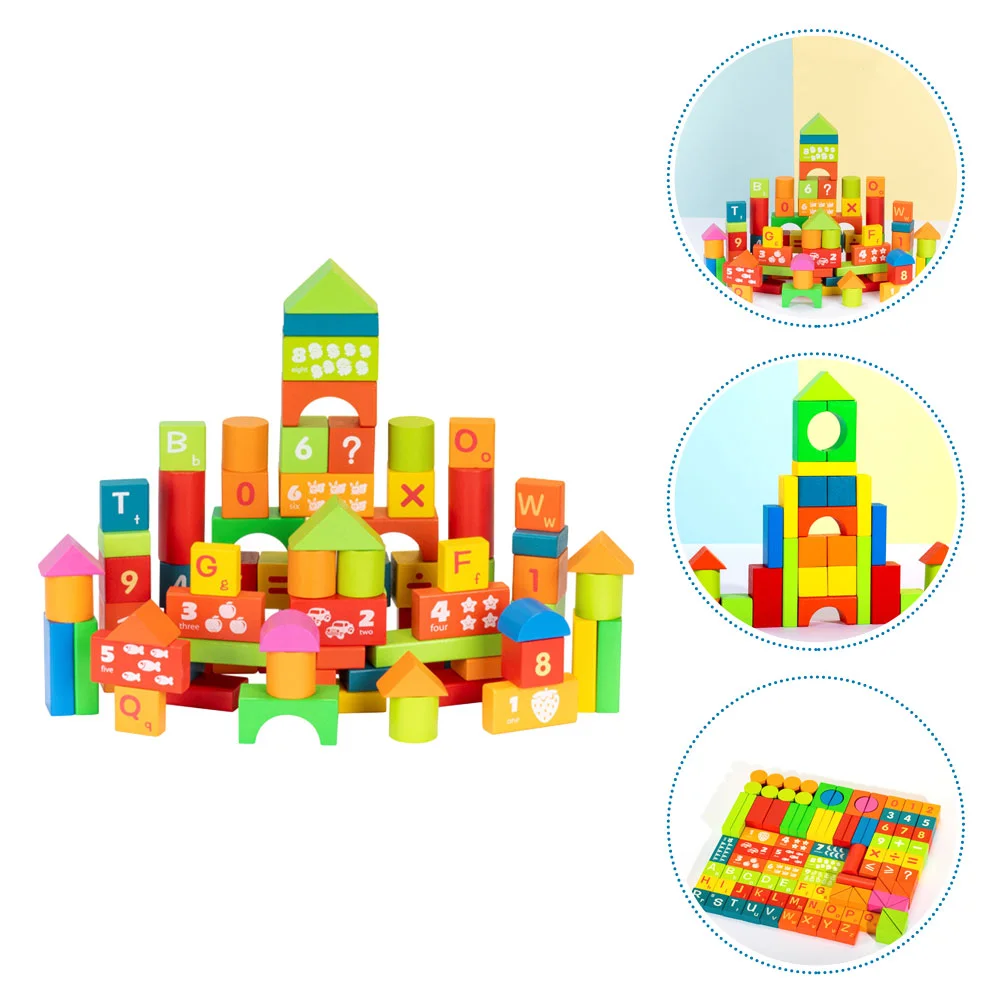 

100Pcs Building Blocks Education Stacking Blocks 3D Puzzle Toys Playthings