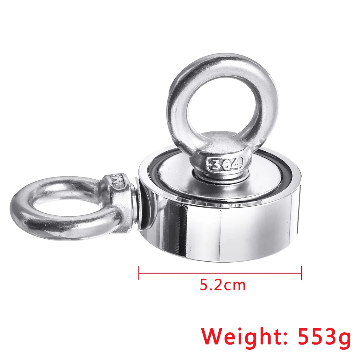 250KG Dual hook 600 кг 400 кг 300 кг сильный Мощный Неодимовый магнит Deap, магнит для морской рыбалки, восстанавливающий магнит для охоты на сокровище, магнитный - Цвет: 250KG Dual hook