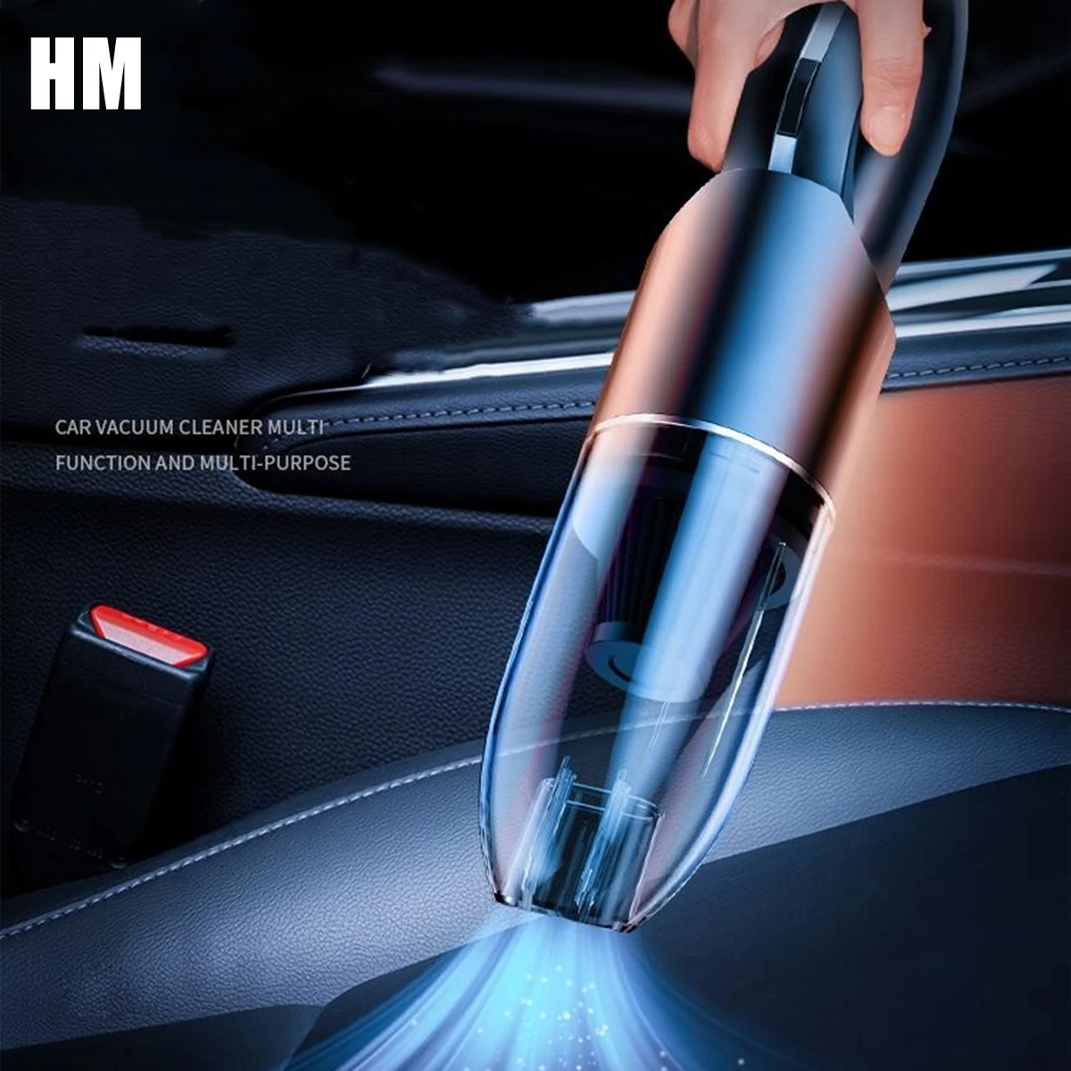 

HM Car Vacuum Cleaner car goods Mini wireless auto Dry cleaning tools Handheld Portable Robot vacuum cleaner for Car & Home