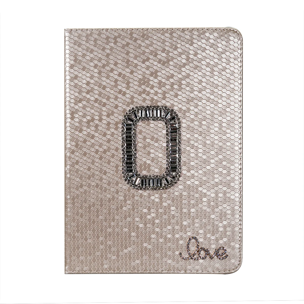 Чехол в клетку с прямоугольным узором Love Diamond и подставкой для iPad Air 1 2 2017 2018 9 7 10 5