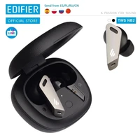 edifier twsnb2 pro tws anc bluetooth earphone active noise cancellation gaming earbuds bluetooth 5 0 32h playback time app