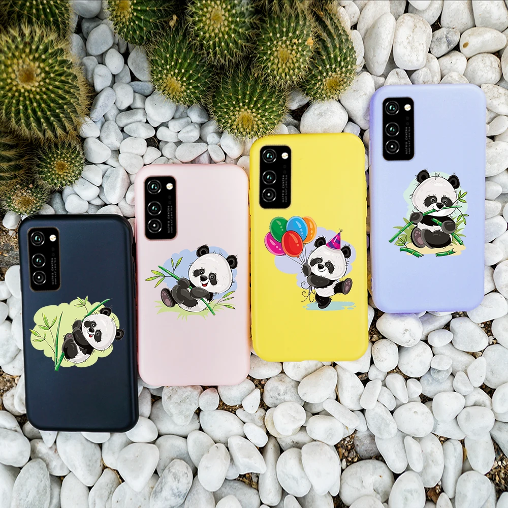 Чехол с пандой для Huawei Honor 10 Lite 20 Pro 9X View 30 V30 PRO силиконовый бампер P30 P Smart 2019 NOVA 5T |