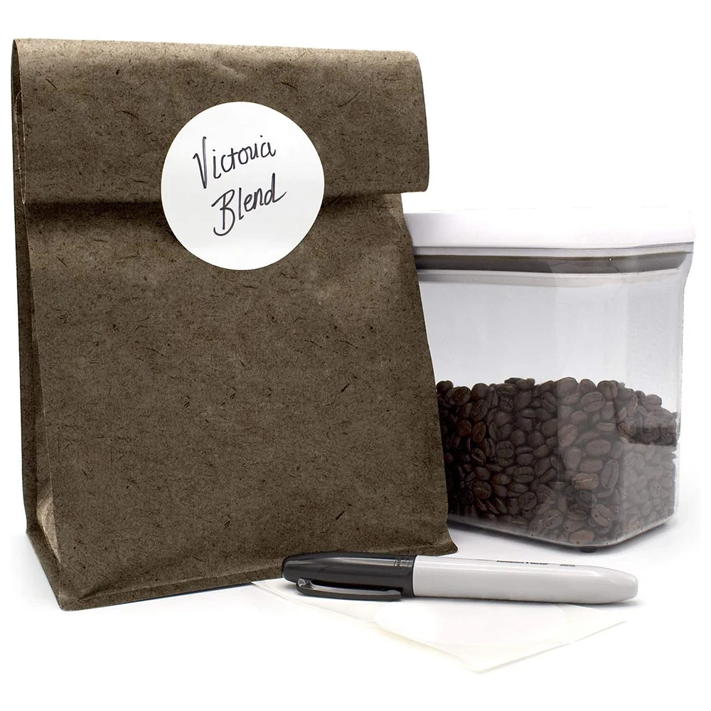 Канцелярских принадлежностей 2 &quotБелый Цвет кодирования этикетки круглый кулон