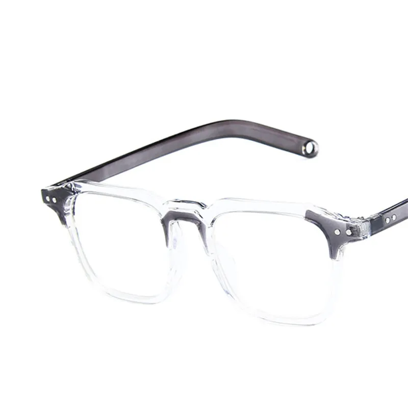 Zerosun винтажные очки оправа для мужчин и женщин квадратные прозрачные линзы