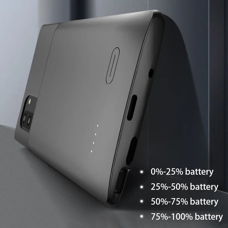 Тонкий чехол-Аккумулятор 6000 мАч для Samsung Galaxy Note 10 Plus 5200 мягкий чехол из ТПУ с