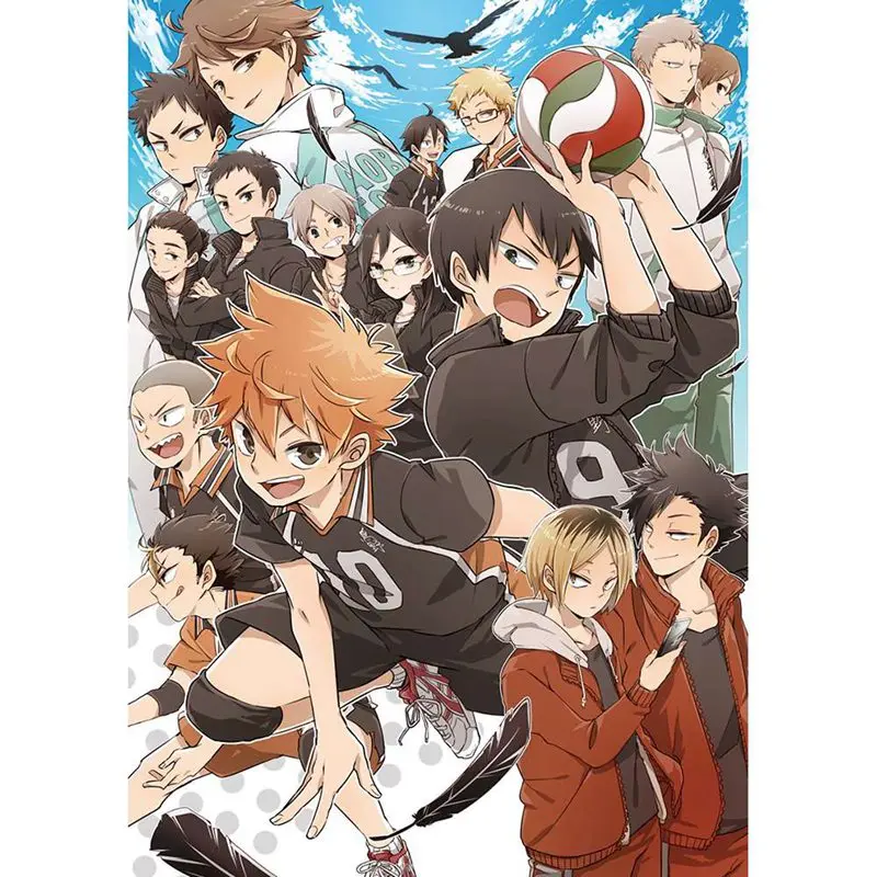 A3 40*30 см Haikyuu! Haikyuu Аниме Манга настенный плакат свиток украшение для дома