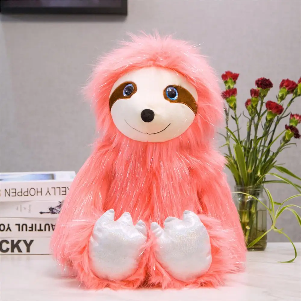 

55/80cm Simulation Cute Sloth Plush Toys Stuffed Lovely Sloths Pillow Soft Animal Plushie Doll for Baby Kids Girls Birthday Gift