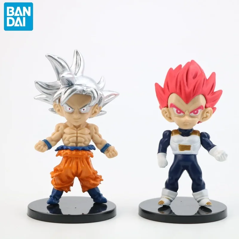 

7pcs/lot BANDAI Dragon Ball Super Saiyan God Action Figure Son Goku Gohan Vegeta Frieza Zamasu Ultra Instinct Model Toys Gift