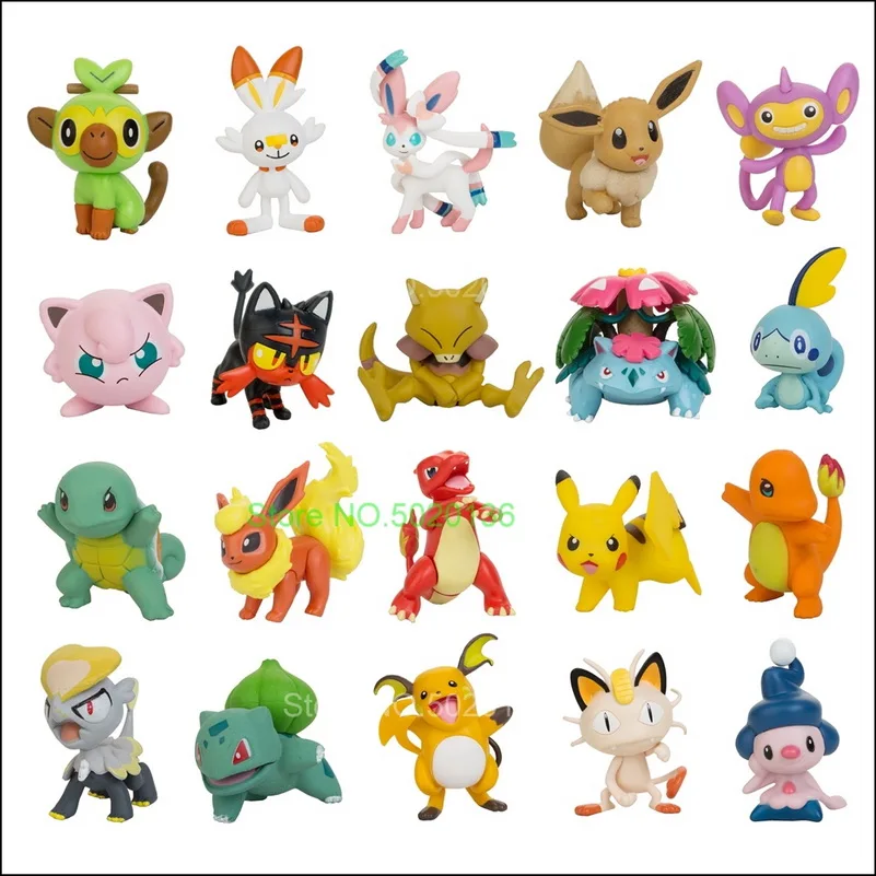Фигурки героев аниме Покемоны Eevee чармандер Мега чарзард XY Бульбазавр алола