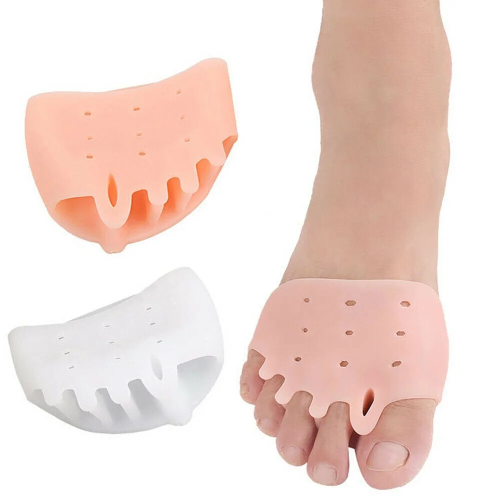 

1 Pair Orthotic Toe Straighteners Corrector Silicone For Women Men Soft Tools