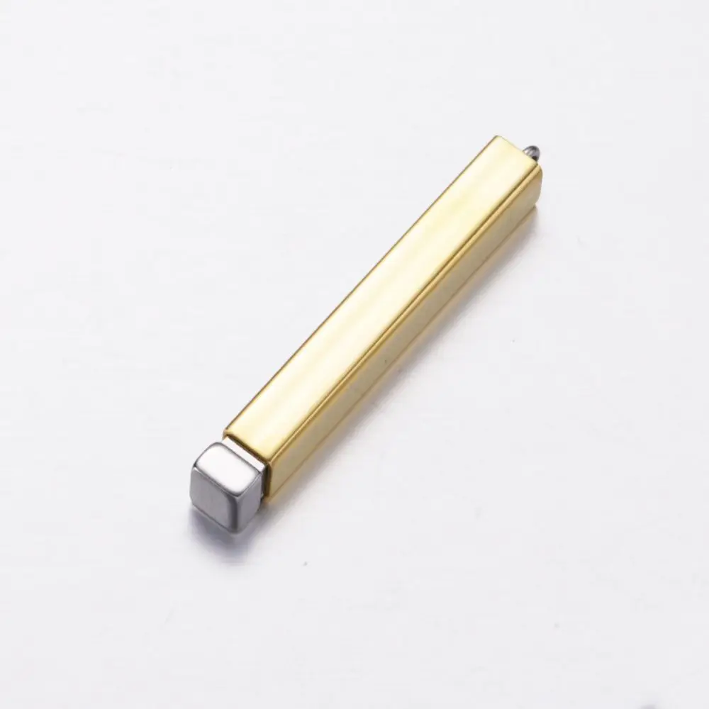 

10Pcs/Lot Mirror Polished Stainless Steel Blank Bar Hidden Pendant For Engrave Metal Rectangle Tag Jewelry Necklace