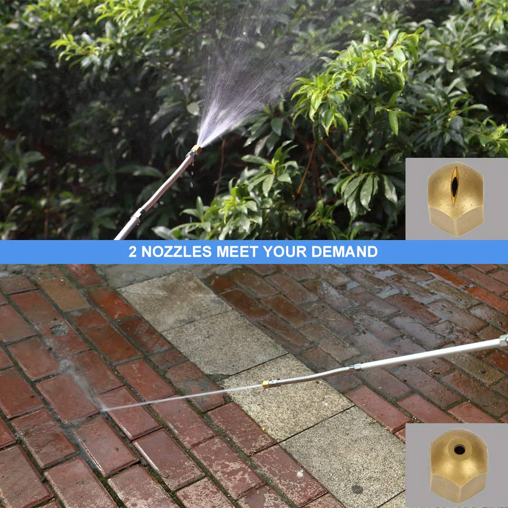 

Car High Pressure Power Water Gun Washer Water Jet Garden Washer Hose Wand Nozzle Sprayer Watering Spray Sprinkler Cleaning Tool