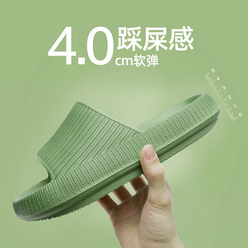 

Women Thick Platform Slippers Summer Beach Eva Soft Sole Slide Sandals Leisure Men Ladies Indoor Bathroom Anti-Slip Shoes