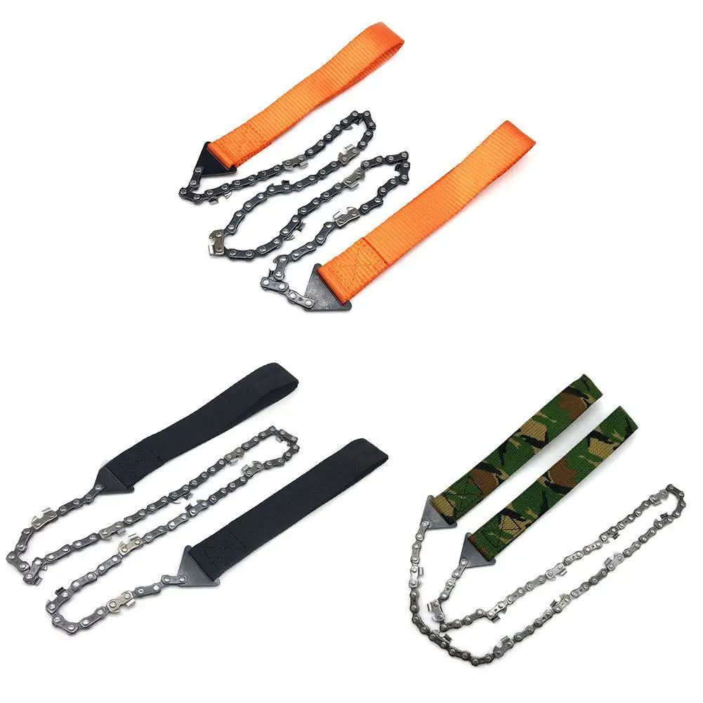 

Survival Chain Saw Portable Chainsaw Emergency Camping Pocket Manual Hand Cutter Outdoor Hiking Hand Zipper Chainsaw