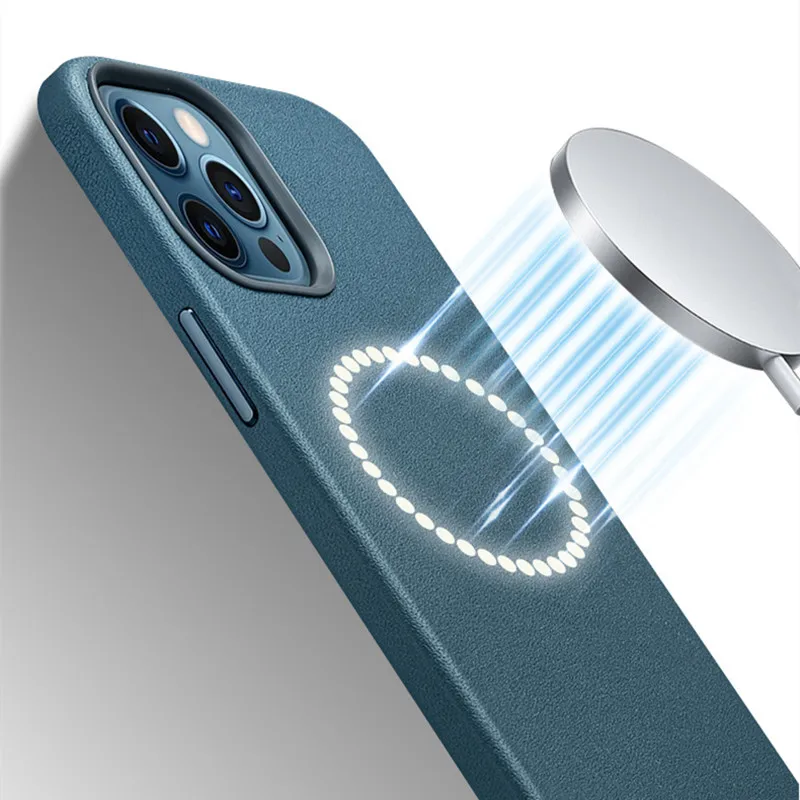 

Magnetic Mobile Phone Case Suitable For iphone12 Case Anti-Drop And Dirt-Resistant Mobile Phone Bag Mobile Phone Back Cover