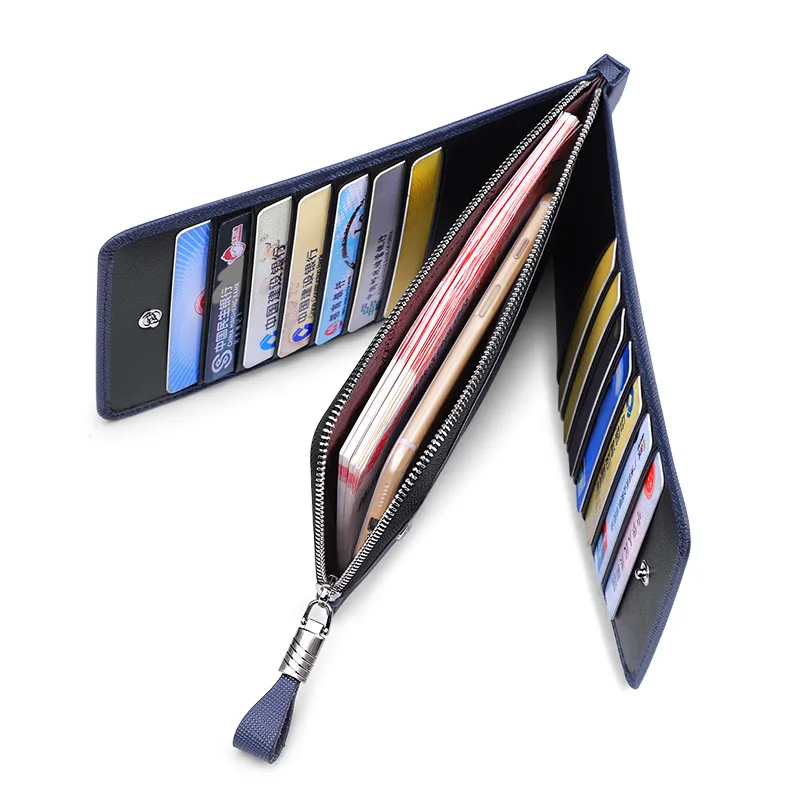 Бумажник поло WILLIAM мужской кошелек длинный тонкий кожаный чехол для банковских