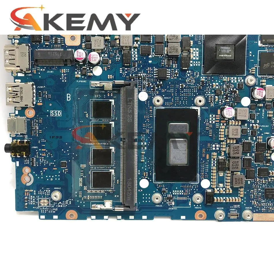 akemy tp410ur notebook mainboard with i3 7100u 8gb ram v2g for asus vivobook flip 14 tp410ur tp410u laotop mainboard motherboard free global shipping