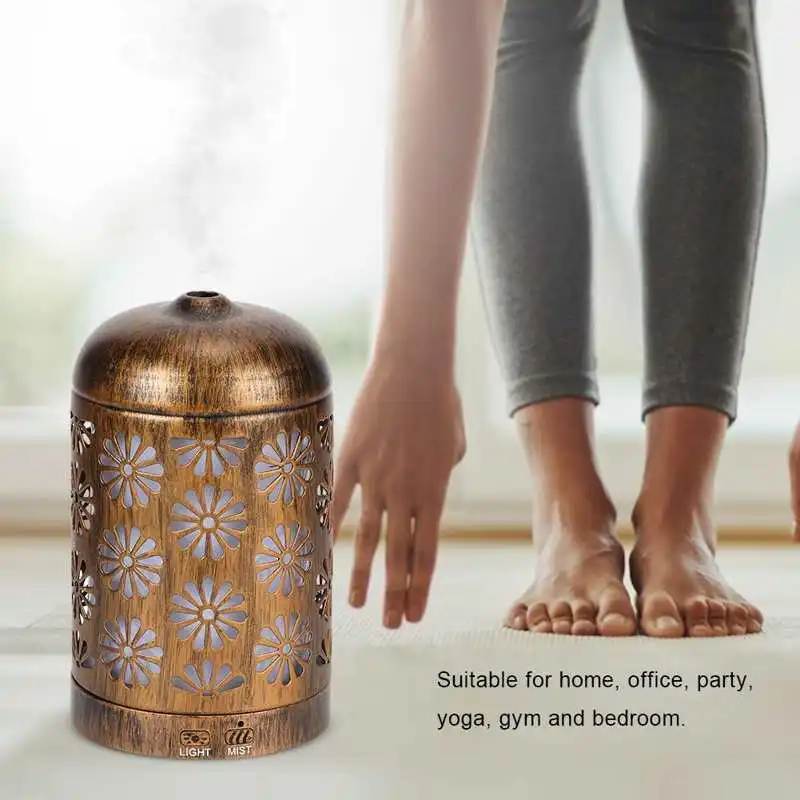 

Essential Oil Diffuser Humidifier Ultrasonic Aromatherapy Diffuser with Color Changing Night Light 110-240V