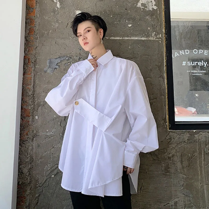 Женская винтажная одежда Botas homens de Manga Comprida Projeto Solta Casuais Camisa Masculina Do Vintage Da Moda Festa Roupas
