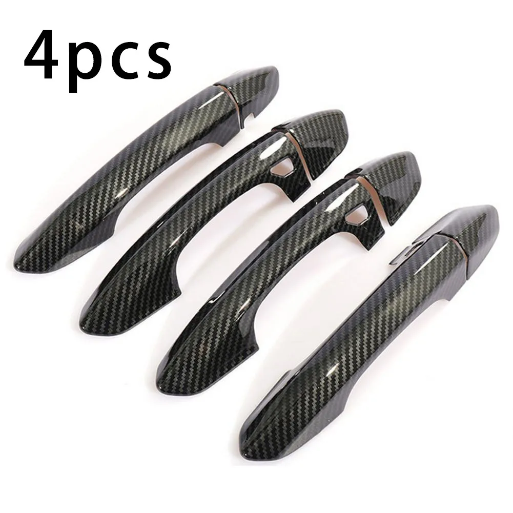 

ABS Handle Cover Accessories Carbon Fiber For 2015-2020 Quality Durable