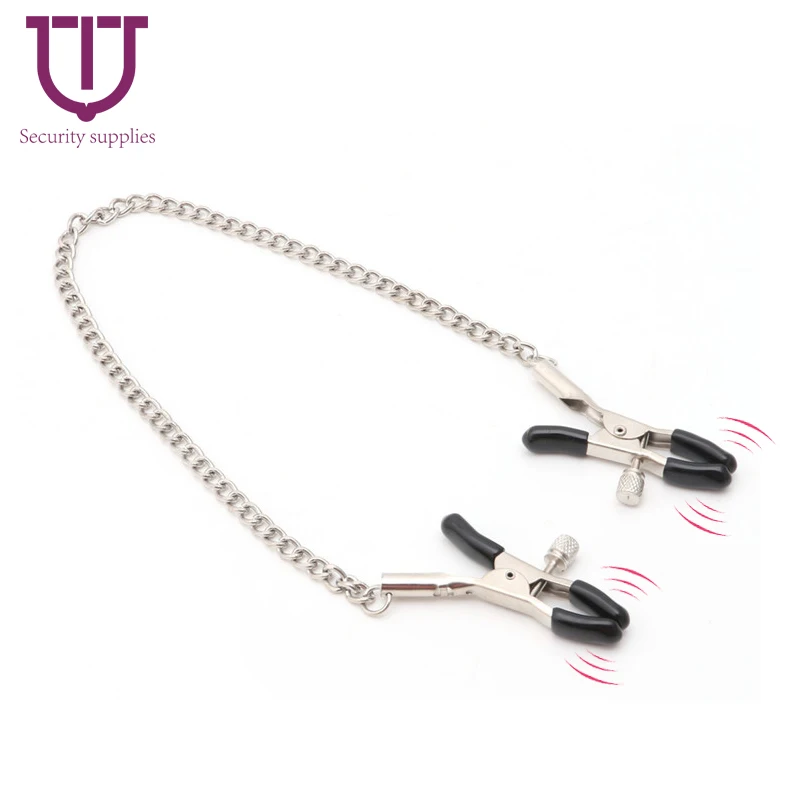 TIT металлический Ниппель зажим цепь 1 пара БДСМ Связывание продукт секс игрушка