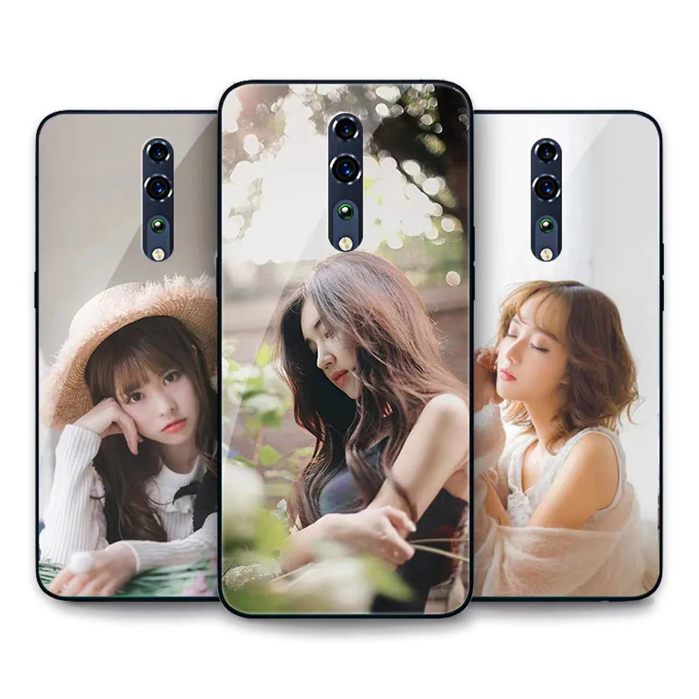 Модный чехол для телефона DIY для Oppo Reno Z 10X F11, индивидуальная Настройка, стеклянный чехол для Realme X, уникальный подарок на заказ