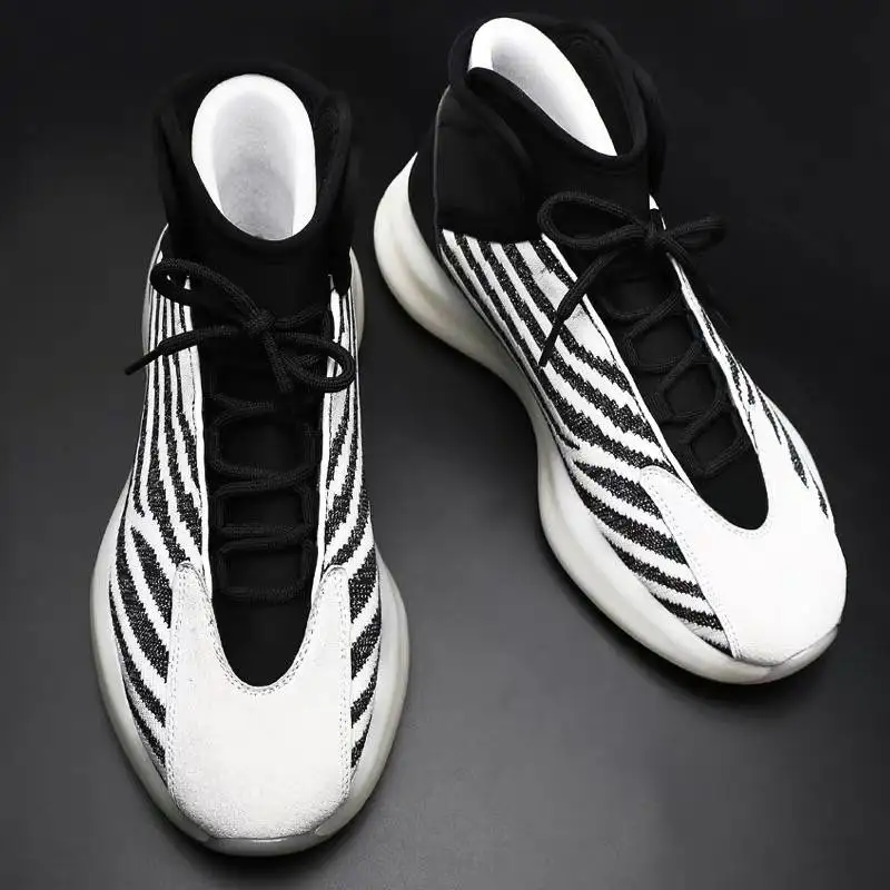 Мужская теплая обувь с высоким берцем модная дышащая и удобная износостойкая