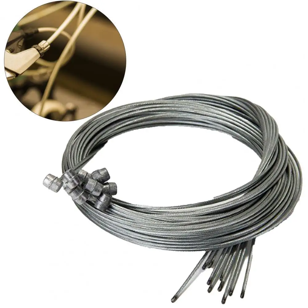 

10Pcs 1.75M Cycling Bicycle Brake Inner Lines Hard Cuttable Stainless Steel High-end Core Brake Lines for MTB Bicycle Parts