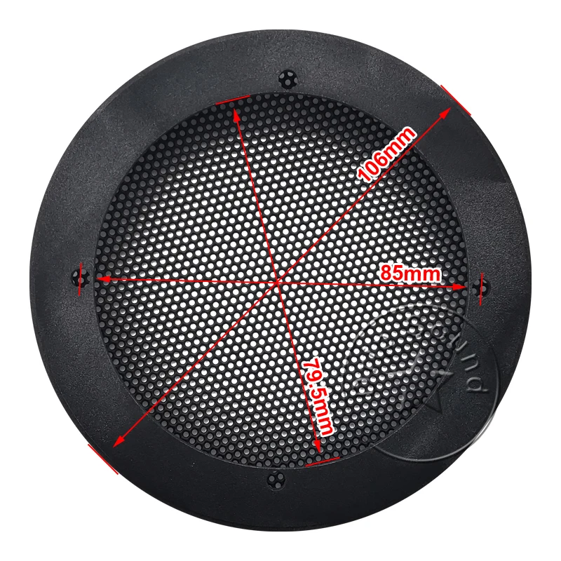 Защитная сетка для 3-дюймового динамика 106 мм серебристая | Электроника