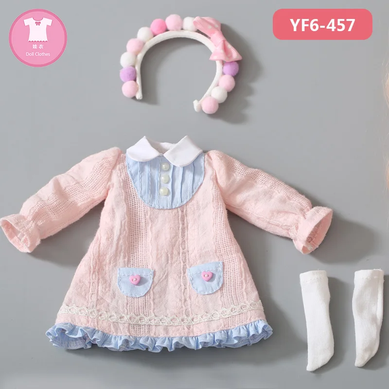 Красивая кукла BJD SD одежда шляпа 1/6 милые розовые джинсы для принцессы платье тела