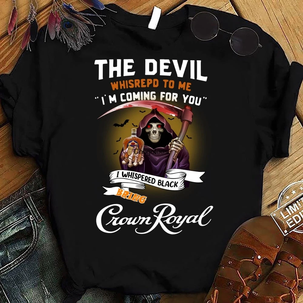 Дьявол шепот мне я иду к вам и возвращает корону рубашка королевская |