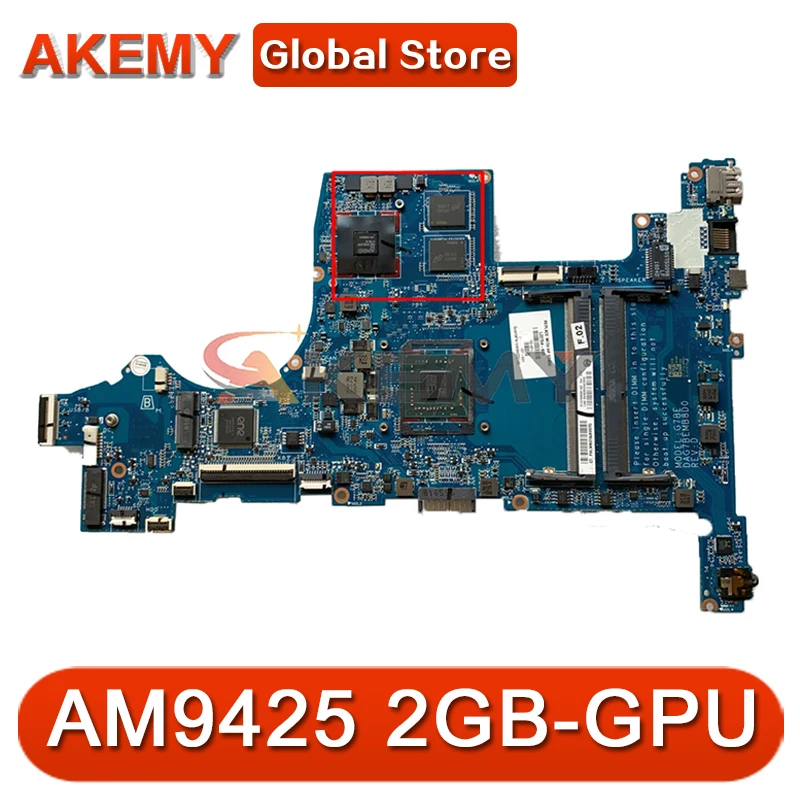 

Абсолютно новая материнская плата Akemy для ноутбука Hp Pavilion 15-Z-CW 15-CW, L22754-601 DAG7BEMB8D0 AM9425 GPU 2 Гб DDR4