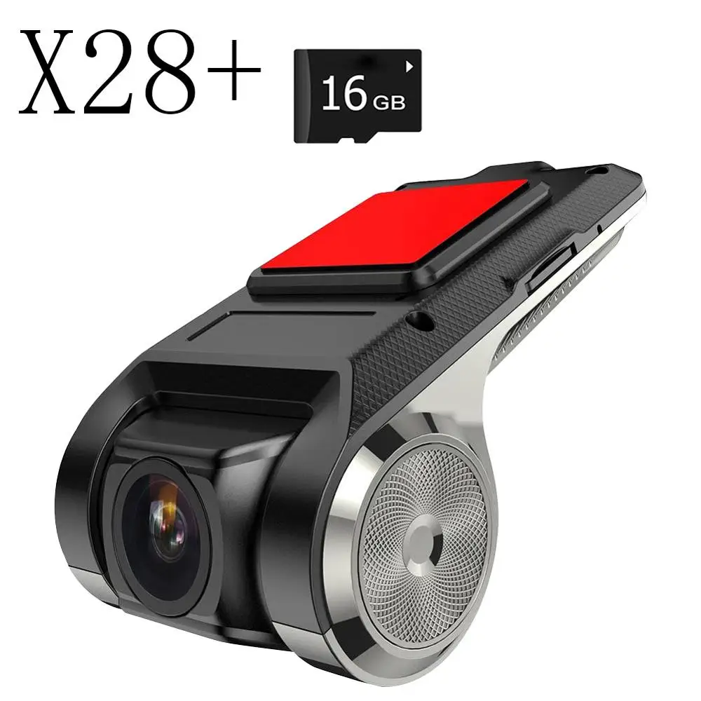 X28 with 16G Anytek X28 1080P FHD Объектив WiFi ADAS Автомобильный видеорегистратор Встроенный g-сенсор видеорегистратор Автомобильный видеорегистратор автомобильные аксессуары - Название цвета: X28 with 16G