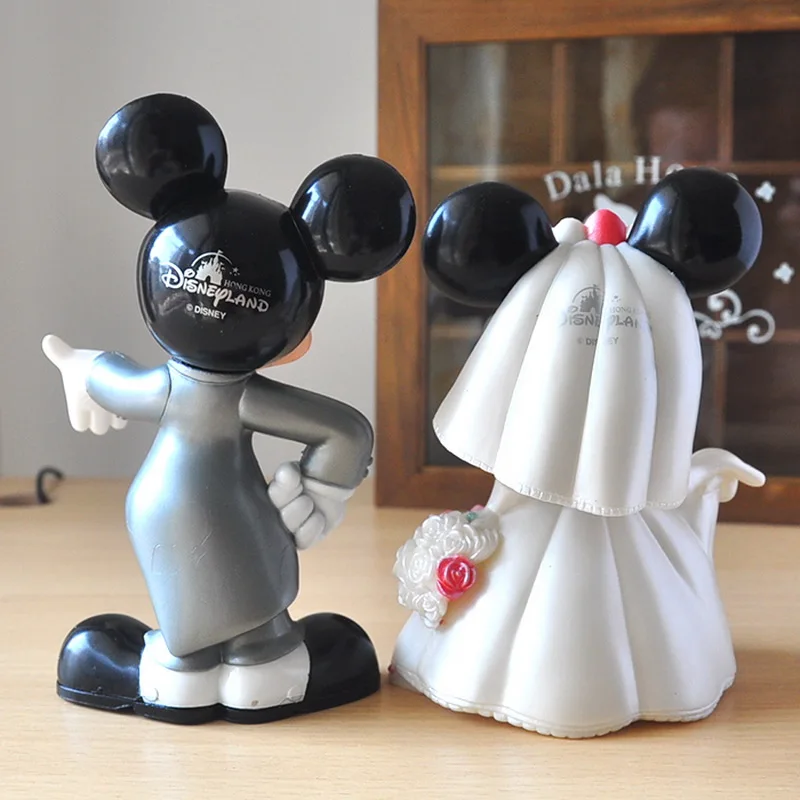 7 см Микки Мышь & Минни брак Фигурки игрушки красные свадебные Подарки куклы
