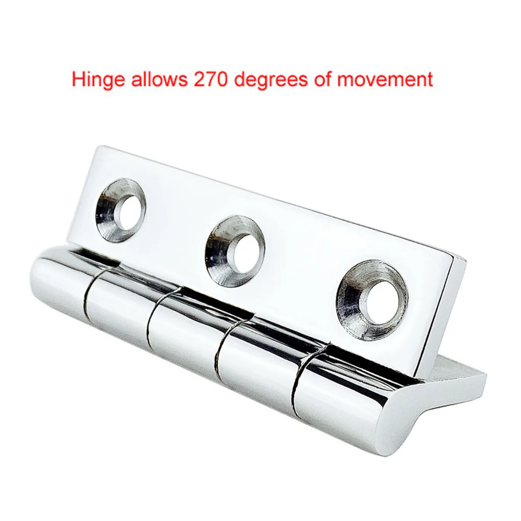 

Marine Boat Deck Hinge Stainless Steel Door Hinges 50x75 mm 4.5mm Thickness