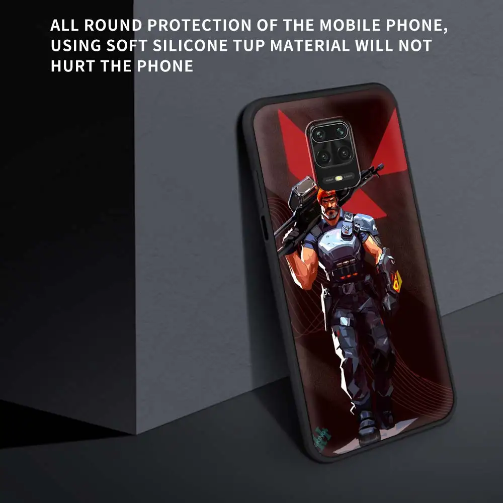 

Shooting Game Valorant Silicone Case Coque For Xiaomi Redmi Note 9 9S 8T 8 Pro 8A 7 7A 9A 9C 9i 6 6A Soft Shell Cover Funda Capa