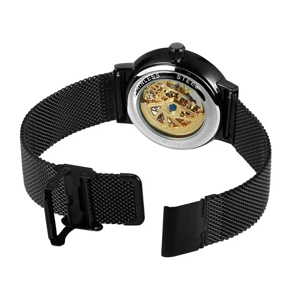 Часы наручные FORSINING Мужские механические прозрачные автоматические в стиле