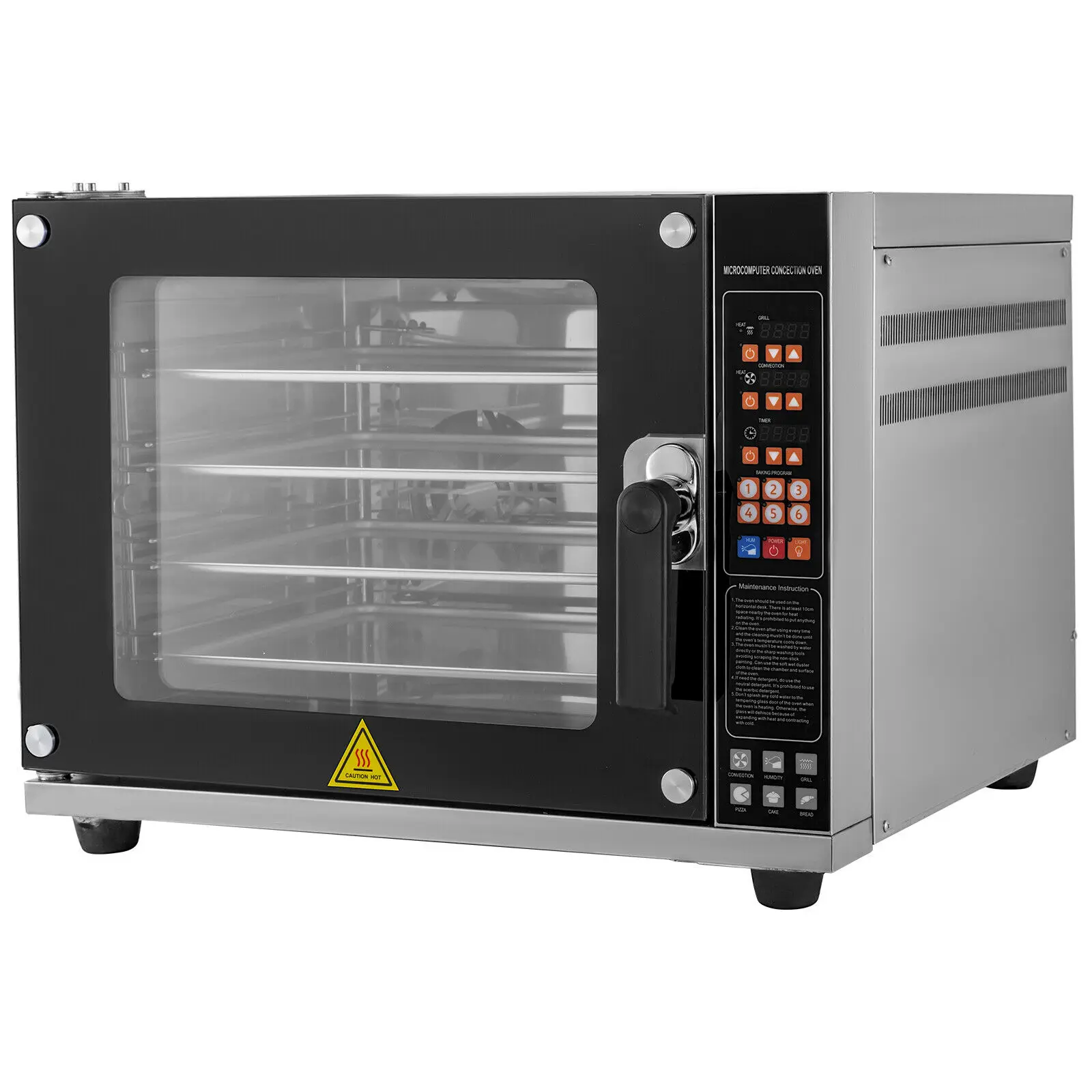 Печь VEVOR конвекционная с функцией распыления 4500 Вт 0-350 ℃ |