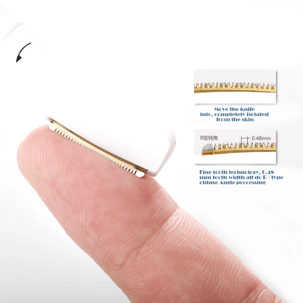 Электрический триммер для бровей водонепроницаемый мини леди ShaverBody лицо