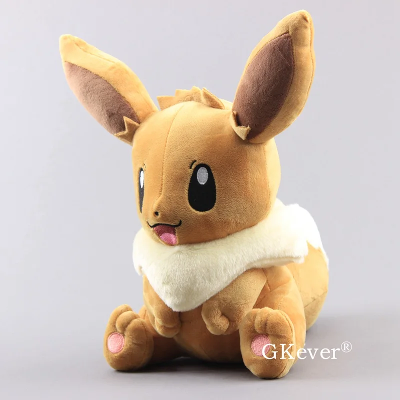 Мягкие животные сидя Eevee плюшевые подушки Eevee плюшевые игрушки мягкие куклы 12 ''30 см Редкие милые куклы