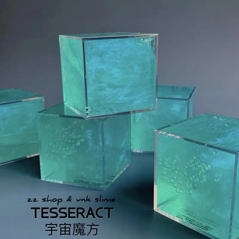 

Creative universe cube crystal mud home decoration bedroom living room decoration children's toys adult decompression toys